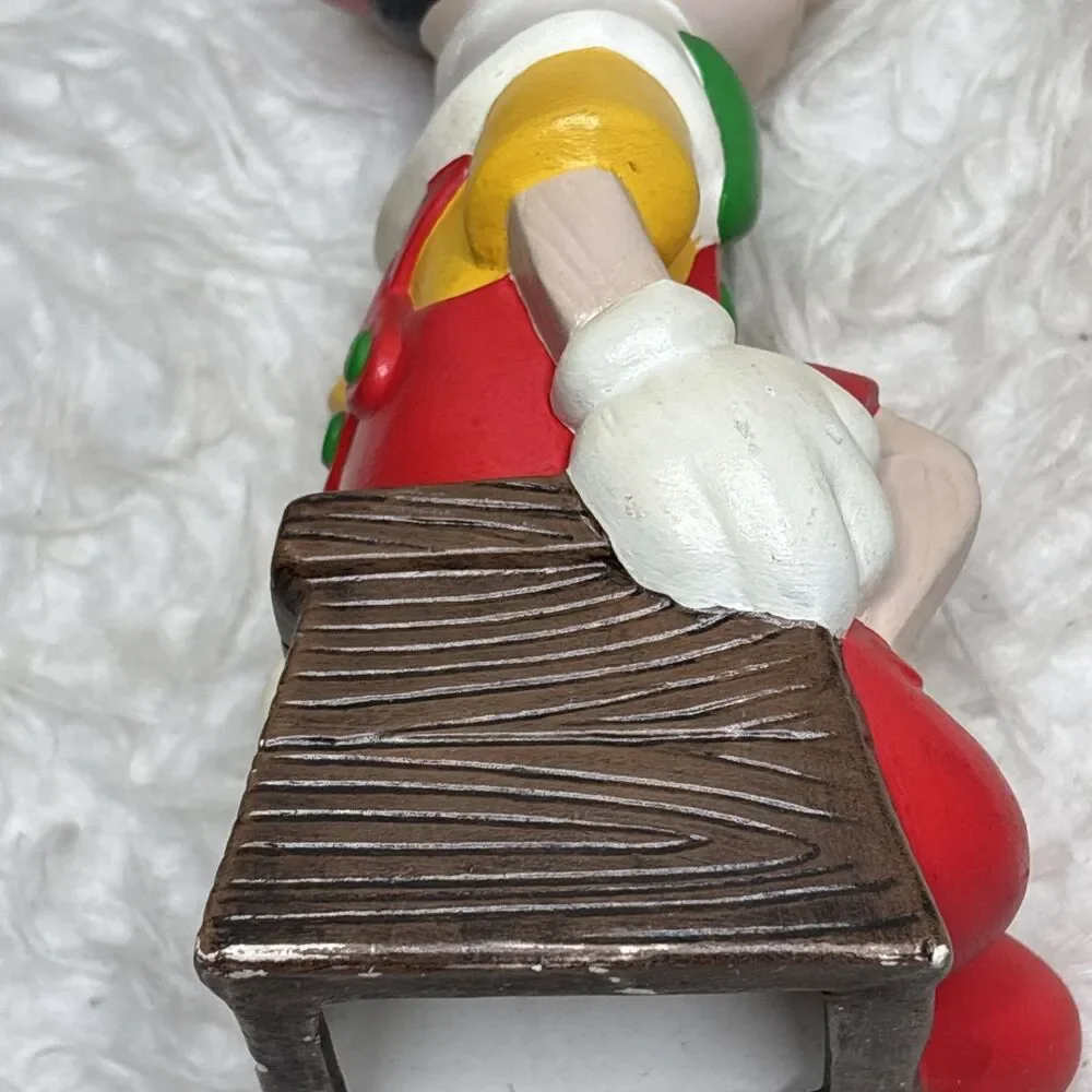 Vintage Evans 1945 Disney Pinocchio & Pluto Ceramic Figurine Lot Shelf Sitters